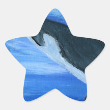 Orca de la orca calcomanias forma de estrella