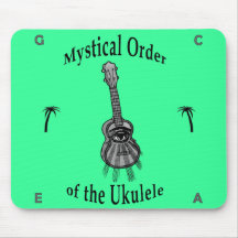 Orden mística del Ukulele Tapetes De Ratón
