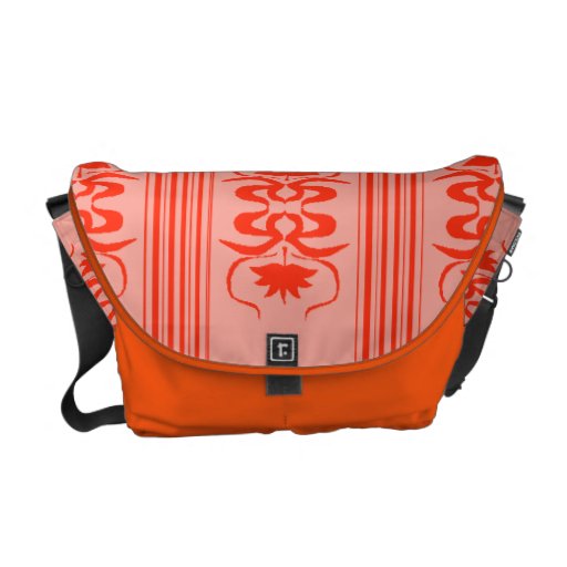 Ordenador portátil inspirado oriental del nouveau  bolsas de mensajería