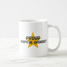 Ordenanza orgullosa del hospital tazas de café