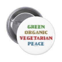 Org verde Veg Peac Pins