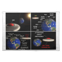Organismos Placemats de la tierra manteles individuales