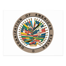 Organización de los Estados Americanos, inglesa Tarjeta Postal