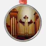 Órgano de la iglesia ornamentos de navidad