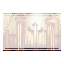 Órgano de la iglesia  papeleria