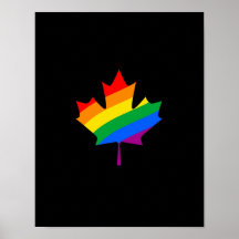 ORGULLO CANADIENSE DEL ARCE POSTER