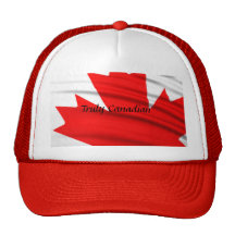 Orgullo canadiense gorras de camionero