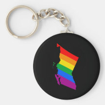 ORGULLO DE LA COLUMBIA BRITÁNICA LLAVERO PERSONALIZADO