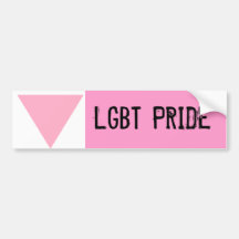 ORGULLO DE LGBT ETIQUETA DE PARACHOQUE
