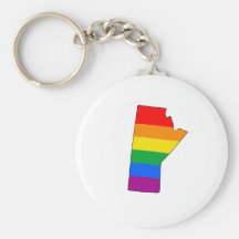 ORGULLO DE MANITOBA LLAVERO