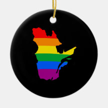 ORGULLO DE QUEBEC ORNAMENTOS DE NAVIDAD