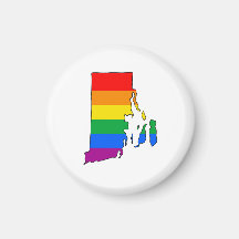 ORGULLO DE RHODE ISLAND IMÁN PARA FRIGORIFICO
