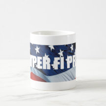 Orgullo de Semper Fi de la CAMISETA Taza De Café