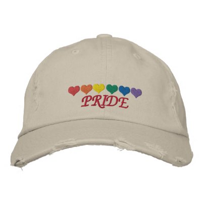 Orgullo del arco iris gorra de beisbol