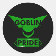 Orgullo del Goblin Etiqueta Redonda