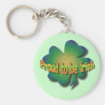 Orgullo del irlandés del día del St Patricks Llaveros Personalizados