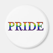 Orgullo -- Fondo del arco iris Imanes Para Frigoríficos