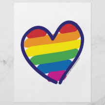 Orgullo gay del el día de San Valentín Flyer Personalizado