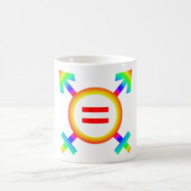 orgullo gay del matrimonio homosexual 2become1 taza