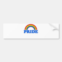 ORGULLO GAY PEGATINA DE PARACHOQUE