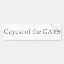 Orgullo gay pegatina de parachoque