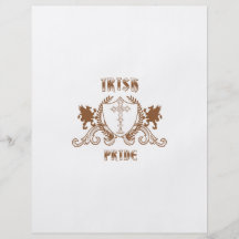 Orgullo irlandés tarjeton