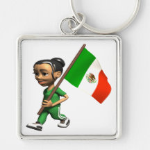 Orgullo mexicano llavero personalizado