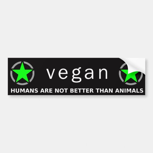 Orgullo verde del vegano pegatina de parachoque