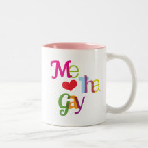 Orgulloso amar la taza gay