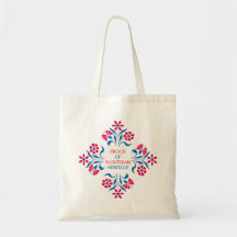 Orgulloso de bolso esloveno de la herencia bolsas
