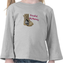 Orgulloso de mi mamá (ejército) camiseta