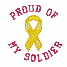 Orgulloso de mi soldado polo enbordado