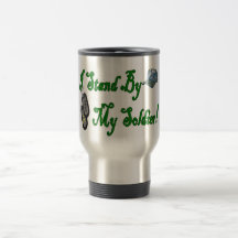 Orgulloso hacer una pausa a mi soldado tazas