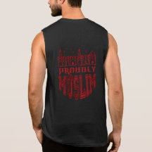 orgulloso musulmanes camisetas sin mangas