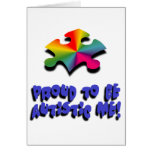 Orgulloso ser autístico yo felicitacion 