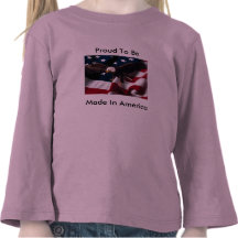 Orgulloso ser hecho en América Camisetas