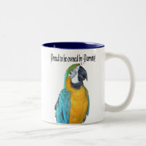 Orgulloso ser poseído por la taza 4 de los loros tazas