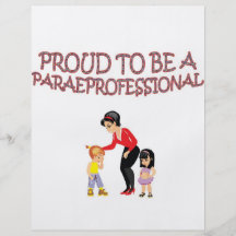 ORGULLOSO SER UN PARAPROFESSIONAL TARJETONES