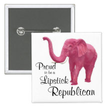 Orgulloso ser un republicano del lápiz labial pin