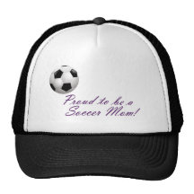 Orgulloso ser una mamá del fútbol gorros bordados