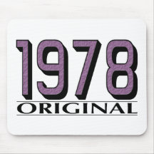Original 1978 tapete de raton