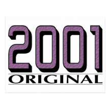 Original 2001 tarjetas postales