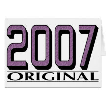 Original 2007 tarjeta