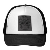 Original dibujada por el cráneo del azúcar del art gorra