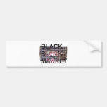Originales NEGRAS del MERCADO NEGRO Etiqueta De Parachoque