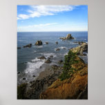 Orilla costera - costa de Oregon Posters