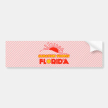 Orillas del maratón, la Florida Pegatina De Parachoque