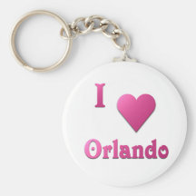 Orlando -- Rosas fuertes Llavero Personalizado
