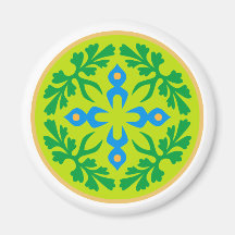 Ornament Arabeske arabesque Kühlschrankmagnete
