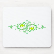Ornament Zweig twig Mousepads